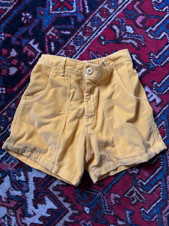 Jungmaven Pants - Jungmaven bright yellow Cabuya Cord Shorts XS NWOT